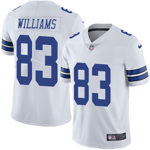 Nike Cowboys #83 Terrance Williams White Men's Stitched NFL Vapor Untouchable Limited Jersey - Click Image to Close